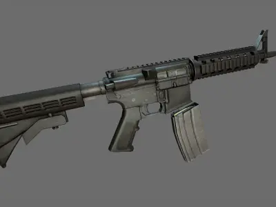 M4A1 Rifle Free low-poly 3D model