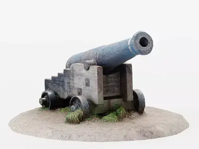 Cannon Free 3D model purchase