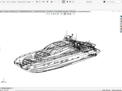 Superyacht 3D model