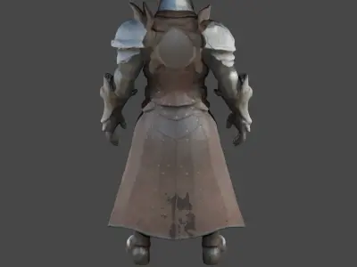Humanoid gear 3D model 3D model