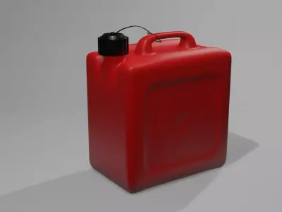 Plastic can 3D model