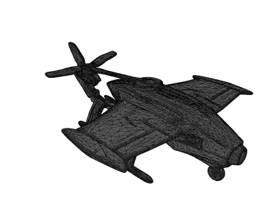 Advanced SciFi Recon Drone 3D model