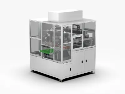 Automatic PCB Flat Plate Loading Machine 3D model