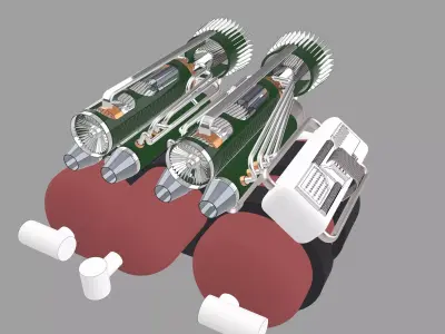 Future jet 3D model