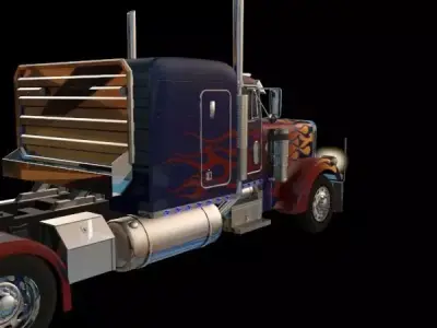 Optimus Prime transformer truck model 3D model
