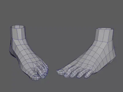 Foot Human Free 3D model purchase
