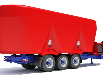Trailed Feed Mixer 3D model