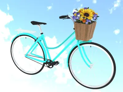 vintage design bicycle 3D model