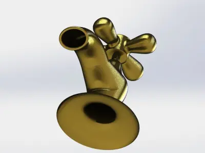 Water Tap Fitting 3D model