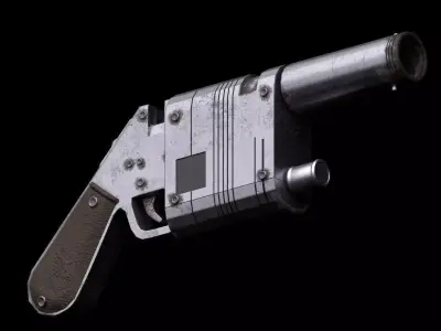 Star Wars Reys NN14 Blaster Rifle  Low-poly 3D model