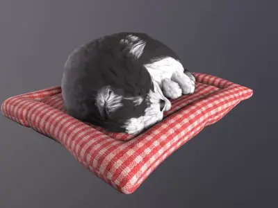 jewelry accessory dog  Low-poly 3D model