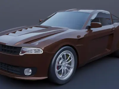 Generic Muscle Car mark 1 3D model
