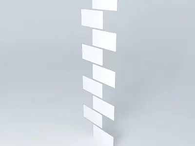 Industrial stack of blocks Free 3D model