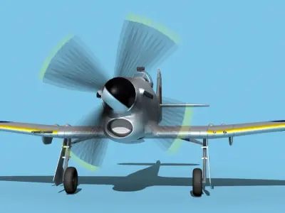 Hawker Hawker Tempest MK1 V04 3D model