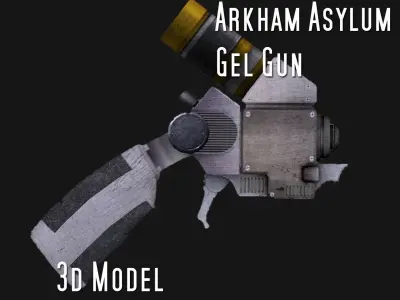 Arkham Asylum Gel Gun 3D Model 3D model