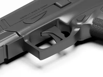 Gun glock2   3D model
