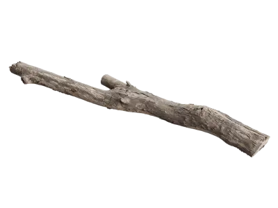  Large Split Bare Log Model 