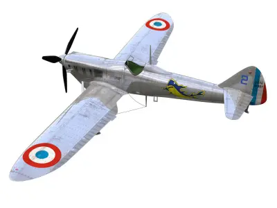 Dewoitine D510 3D model purchase