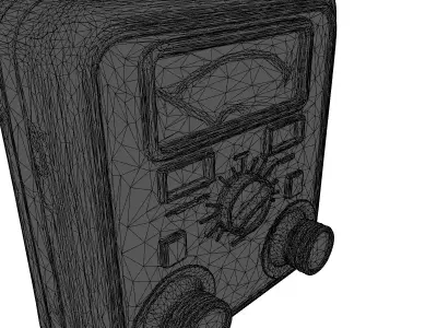 Futuristic Geiger Counter Prop 3D model