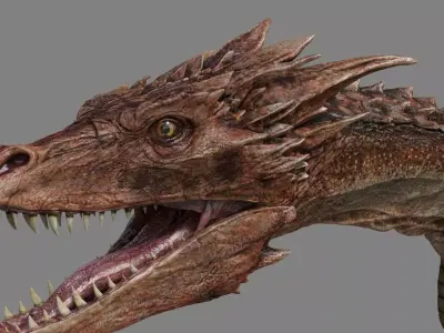 Dragon 3D model 13