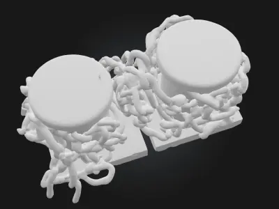 Anchored Bonds  Symbolic Sculpture Model for Emotional  3D model