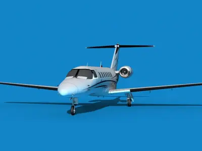 Cessna C528 Citation CJ3 V02 3D model
