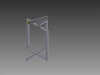 Lanador de Bolas Pnaumtico Free 3D model