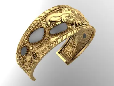 eagle bracelet 3D print model