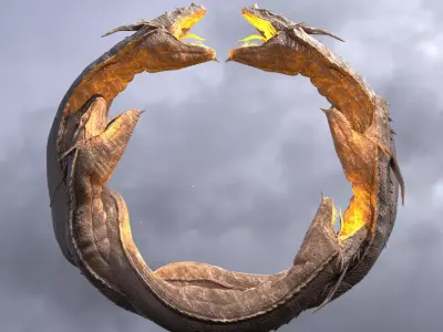 Perseus Drake Ring   3D model
