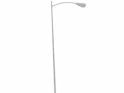 Highway Light lowpoly 3d model Free low-poly 3D model