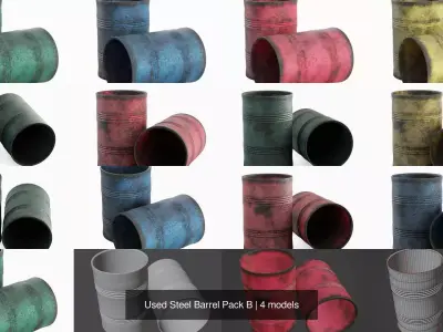 Used Steel Barrel Pack B