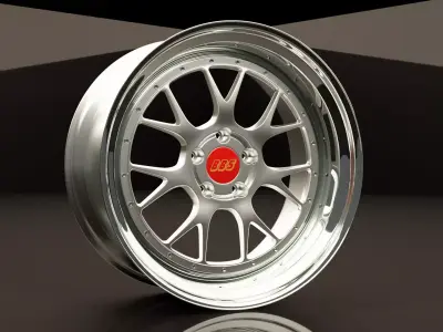 BBS wheels 3D model by JustasR3D