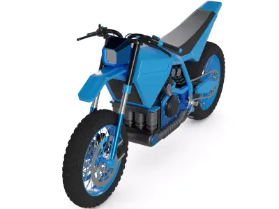 Trials Motorcycle 3D model shop
