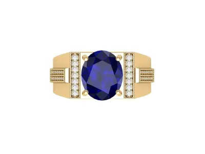 Wedding Ring 3D print model 91