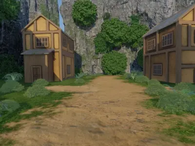 Mountain Village 3D model