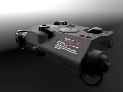 AN - PEQ 15 LASER POINTER  Low-poly 3D model
