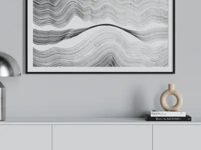  'Composition No. 306' Abstract Wall Art Model 