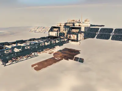 Spaceship cargo 3D model