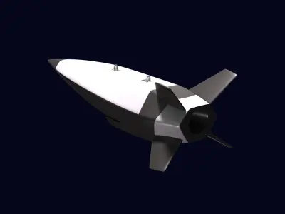 Hypersonic Attack Cruise Missile HACM 3D model