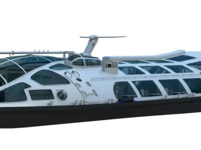 Water Bus Himiko 3D model