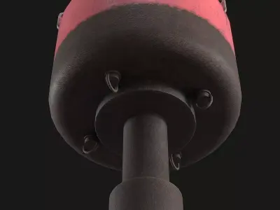 Sea Buoy v3 Low-poly 3D model