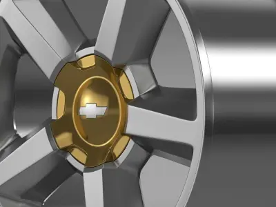 Chevrolet Suburban  LTZ 2007 rim 3D model