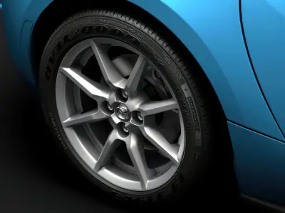 Mazda MX 5 Arctic 2020 wheel 3D model