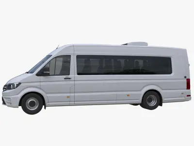 VW Crafter50 2Gen L5H3 MiniBus  3D model