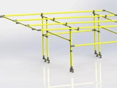 ESD PIPE TEND FRAME Free 3D model