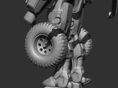 Splinter Robotics Low-poly 3D model