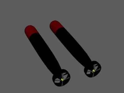 Submarine remote control 3D model