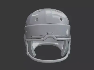 Vintage Leather Football Helmet Retro 3D Printable  3D print model