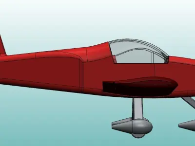 AirCraft RV-14A - print model 3D print model