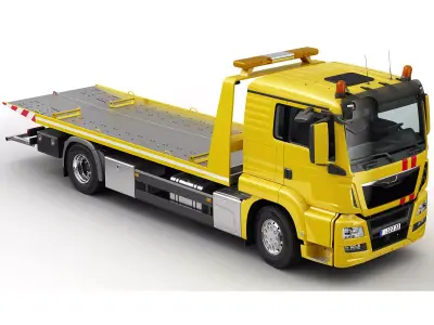 Tow Truck 4X2 3D model